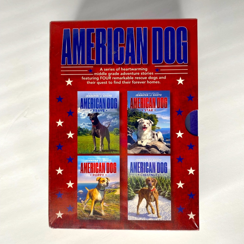 Star,chestnut,poppy and brave (American Dog) NEW.